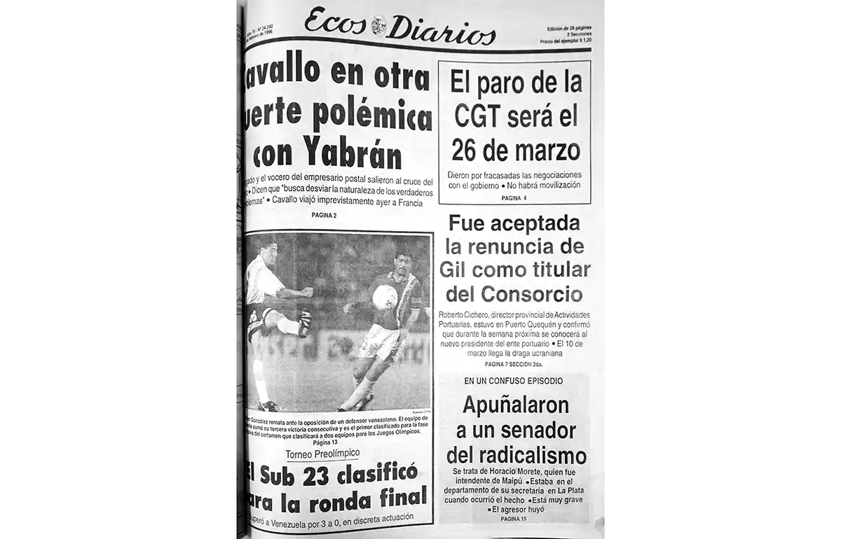 Viernes 23 de febrero de 1996