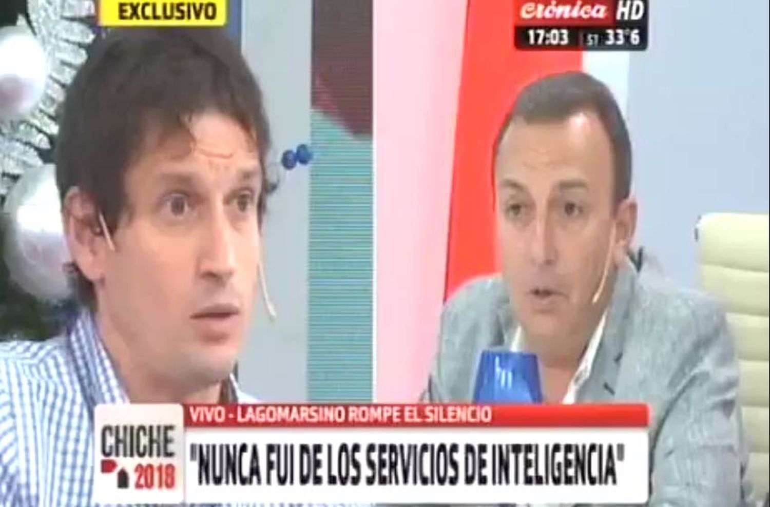 Lagomarsino se enteró al aire de su procesamiento