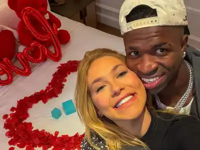 Vinicius Jr. y Virginia Fonseca. (Foto: redes sociales)