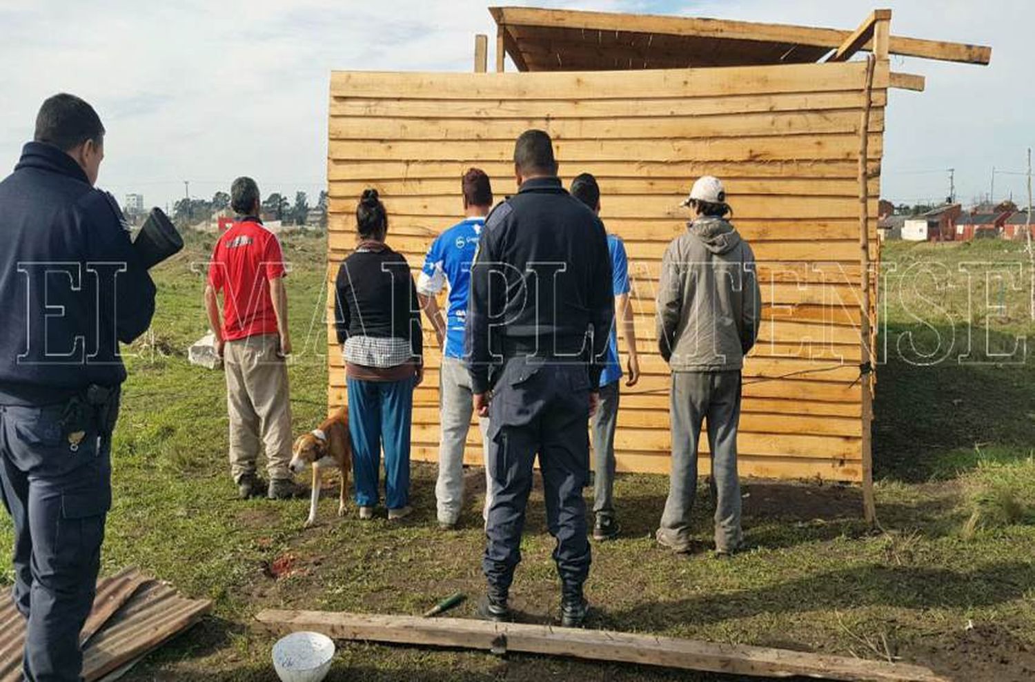 Tres familias intentaron usurpar un terreno ocupado