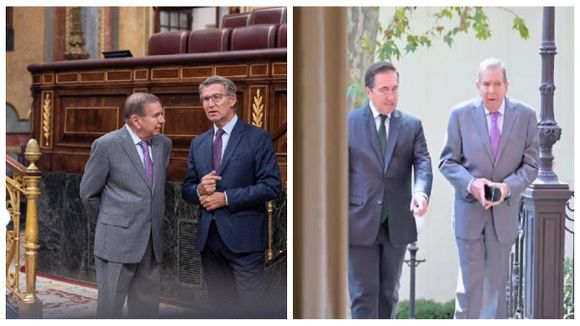 Edmundo González continúa ronda de encuentros en España: fue recibido por el canciller Albares y por Alberto Núñez Feijóo