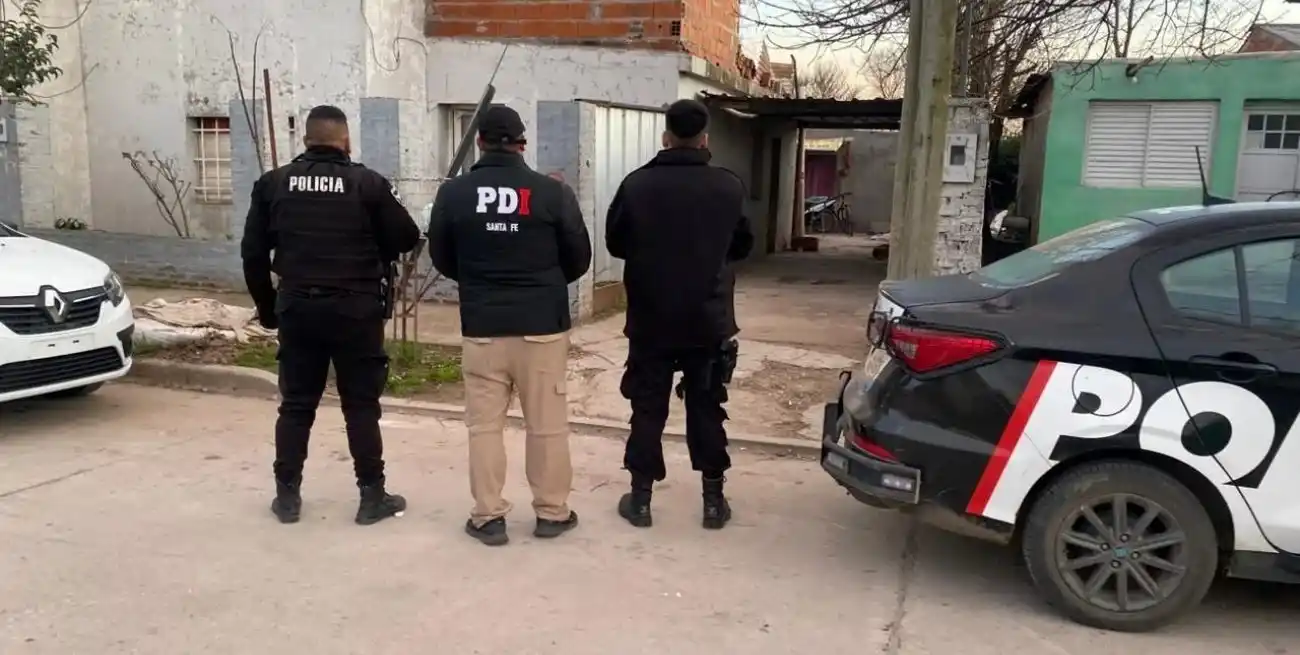 Se realizaron múltiples allanamientos en Cañada de Gómez y Rosario. Foto: El Litoral