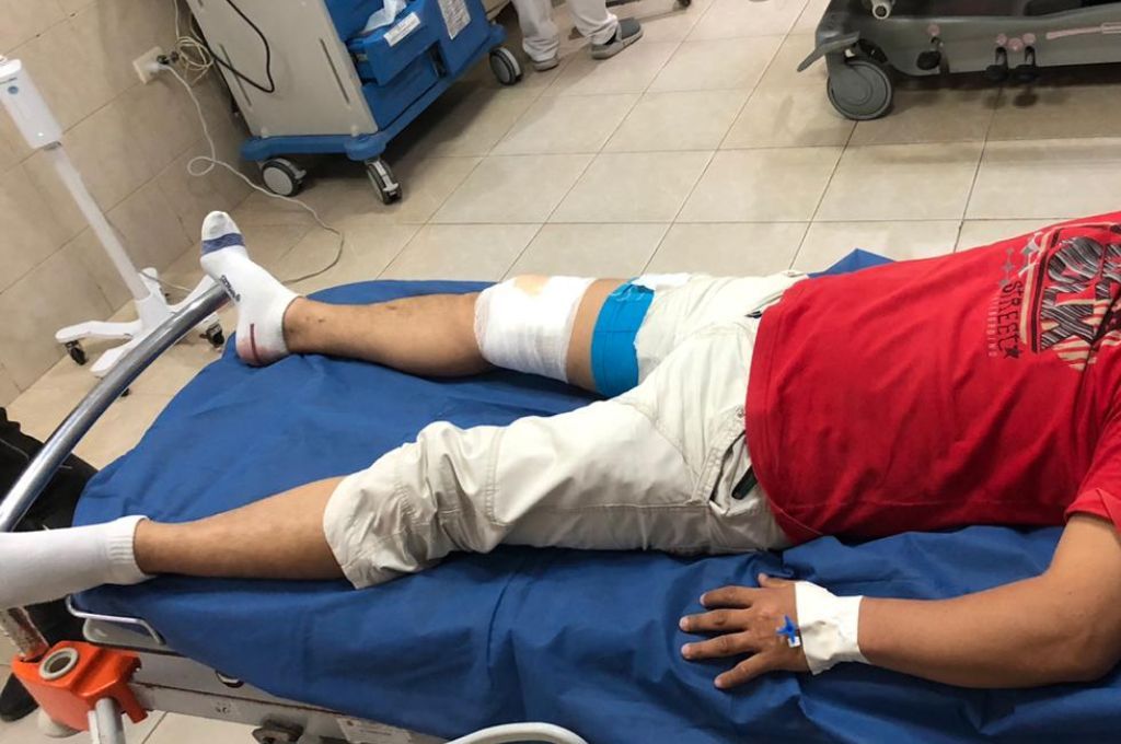 El joven se encuentra fuera de peligro