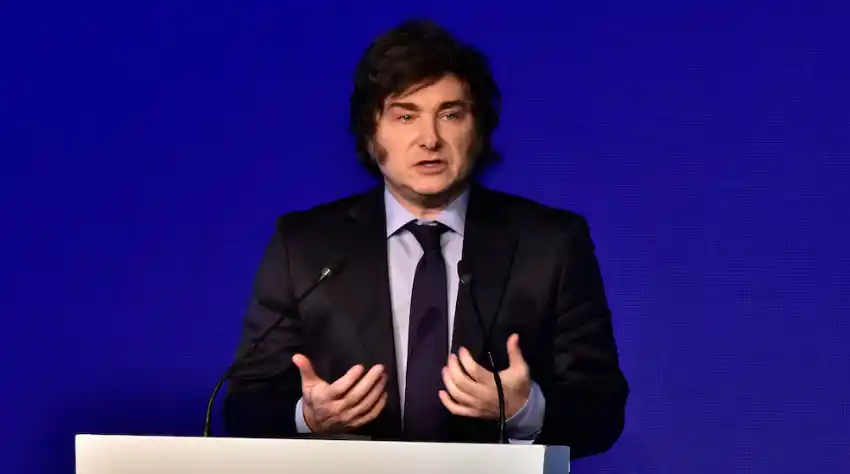 El presidente Javier Milei