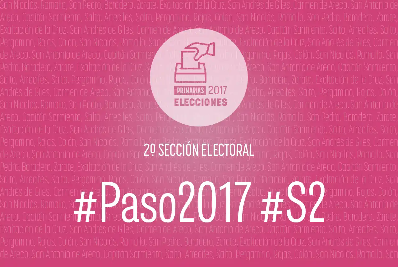 Elecciones PASO 2017: La Segunda Sección elige diputados provinciales, concejales y consejeros escolares