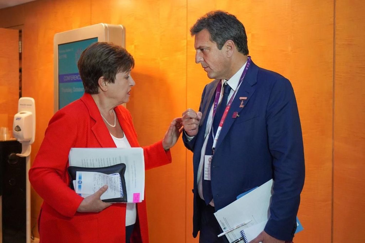 Massa dialogó con Georgieva y avanzan las negociaciones en Washington para un acuerdo