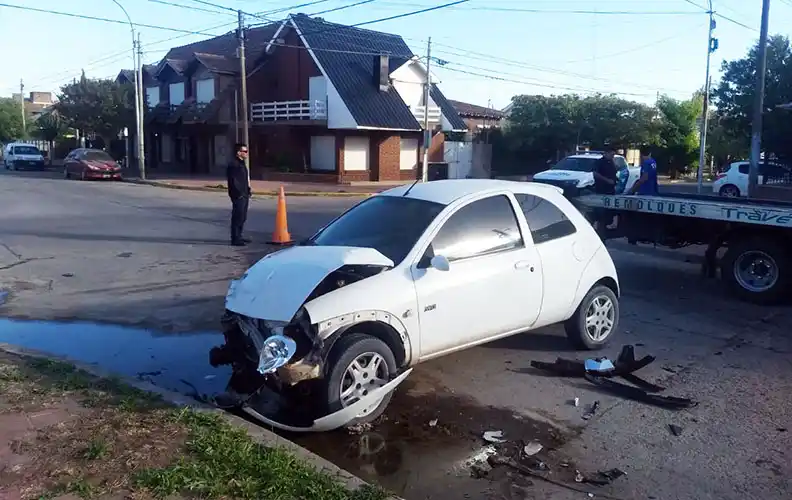 Un choque múltiple, con dos heridos