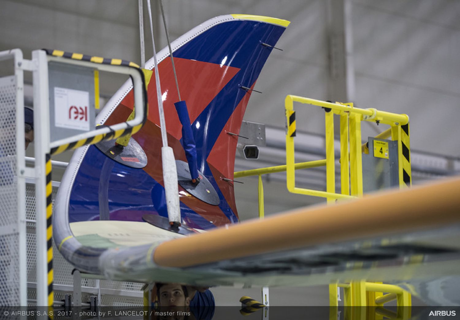 El primer A350-900 para Delta empieza a tomar forma