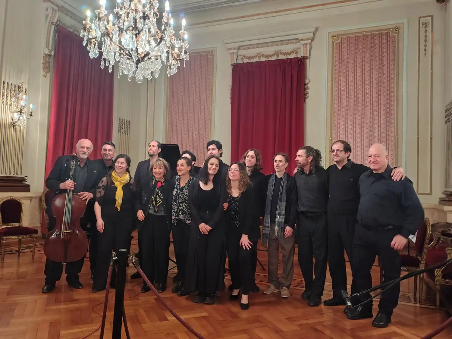 La segunda jornada se llevó a cabo en el Salón Blanco del Palacio Municipal y consistió en un reconocimiento a la música académica de la ciudad.