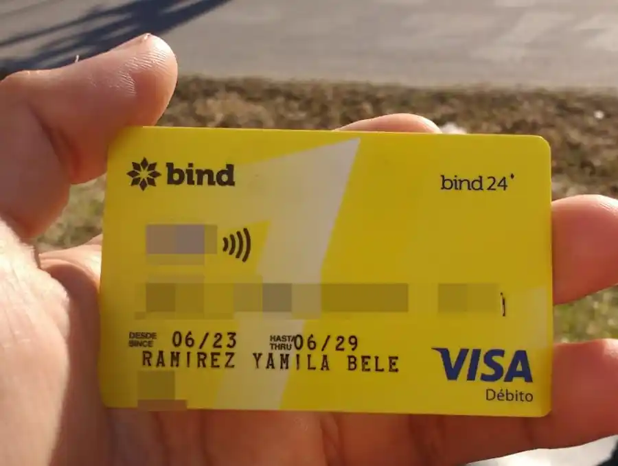 Encontraron tarjeta a nombre de Yamila Ramírez