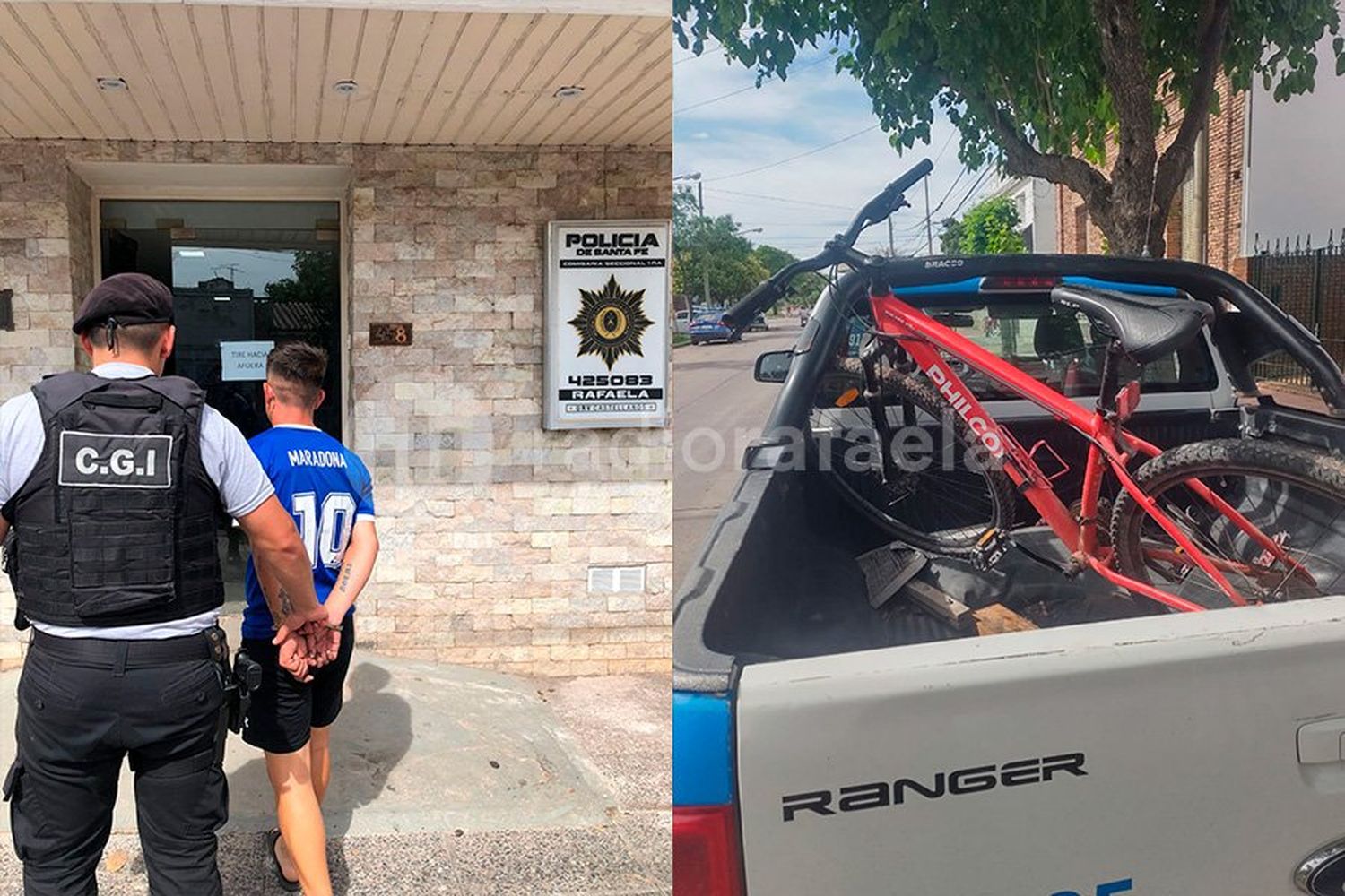 No tenía ganas de caminar y se robó una bici para ir al norte de la ciudad: terminó detenido