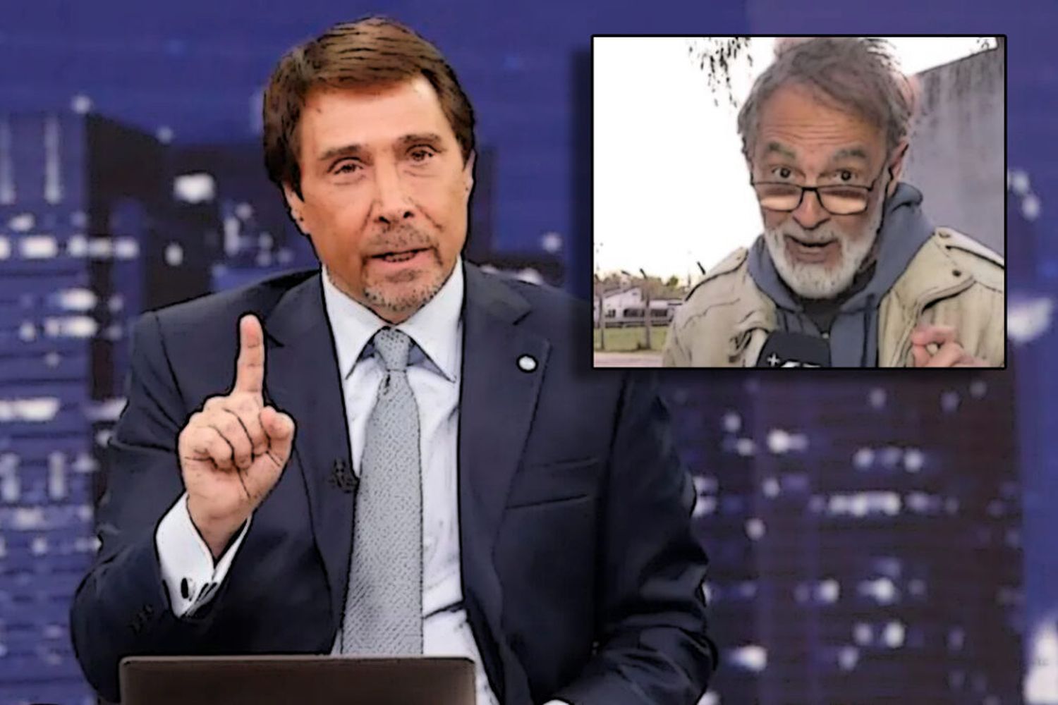 Duro cruce de Feinmann con un padre que apoya la toma de escuelas: “Es un delito, léalo, los libros no muerden”