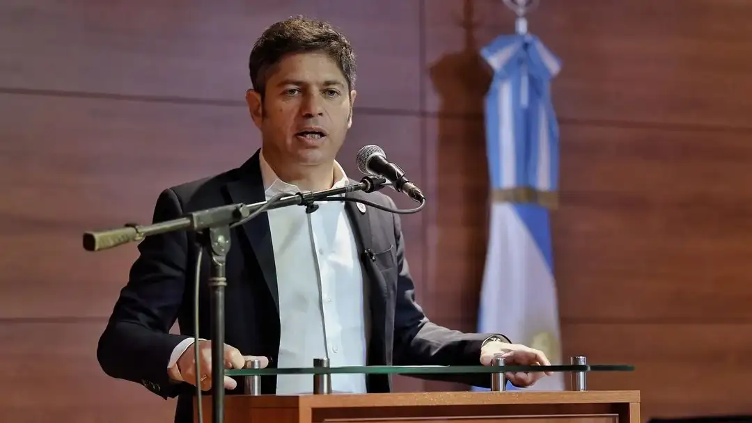 El gobernador bonaerense, Azel Kicillof.