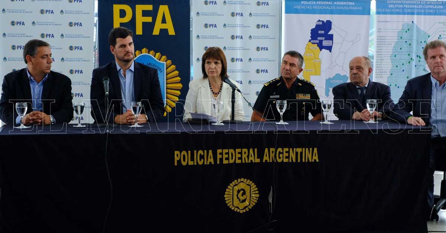 Bullrich aseguró que controlarán el Puerto para combatir el narcotráfico