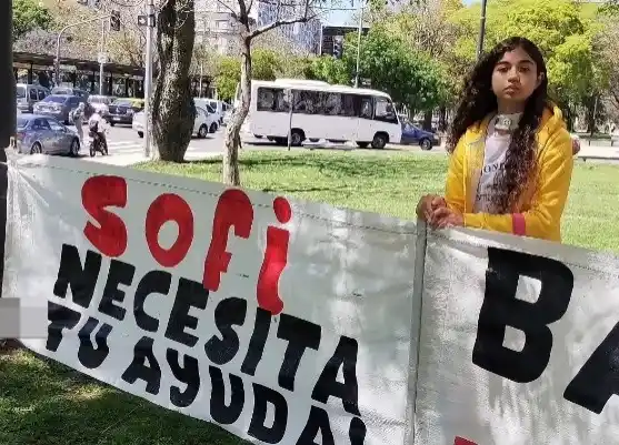 Sofía fue a pedir ayuda al Ministerio de Salud de la Nación.