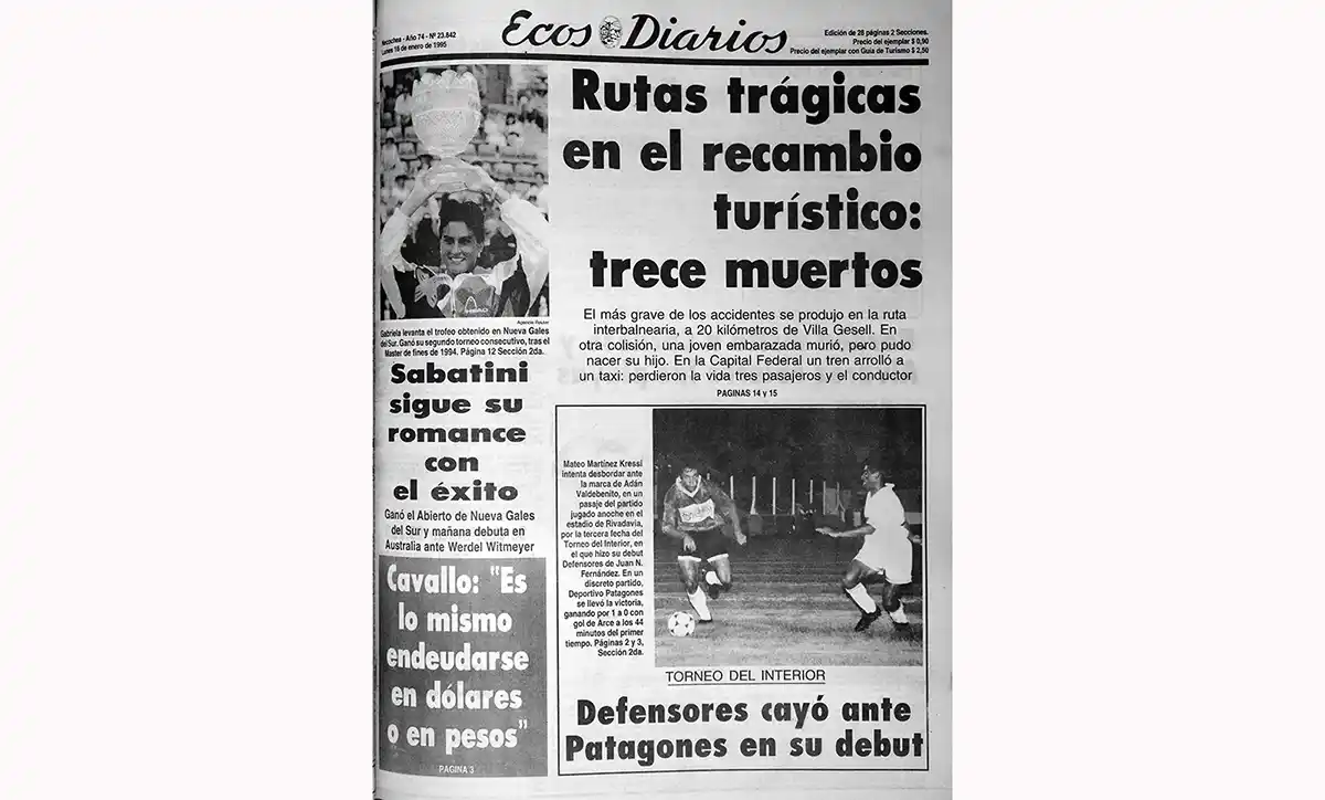 Lunes 16 de enero de 1995