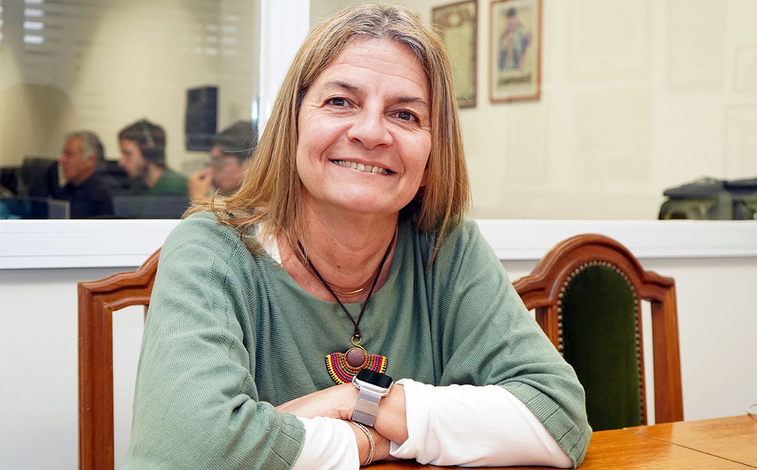 Directora. Cecilia Vian del nivel secundario