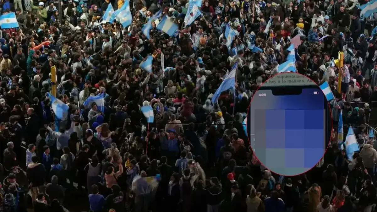Le robaron el celular durante los festejos de la Selección y lo encontró a la venta en redes