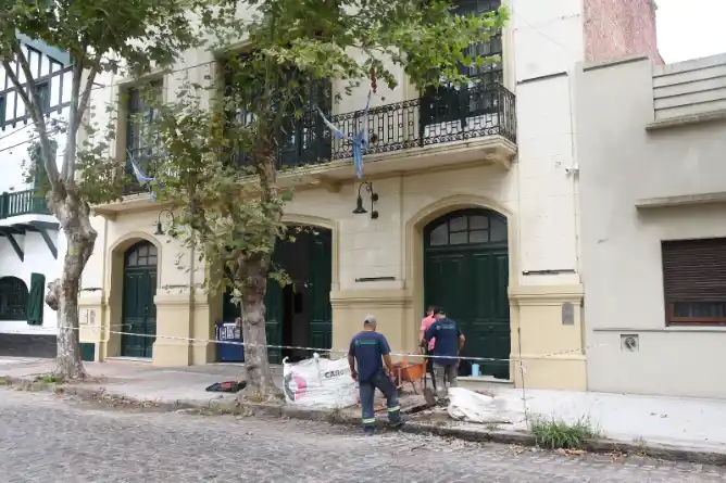 Continúan los trabajos de puesta en valor del Teatro Municipal Brazzola