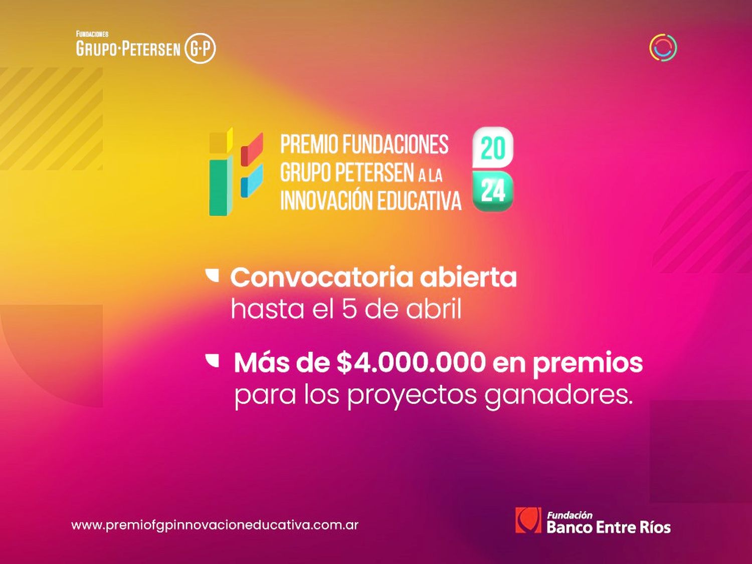 Con más de 4 millones de pesos para los ganadores,  la Fundación Banco Entre Ríos convoca a una nueva edición