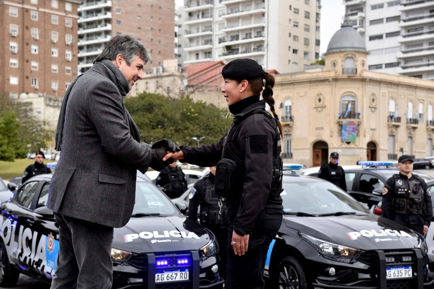 Desde hoy patrullan las calles 131 nuevos móviles de la Policía de Santa Fe