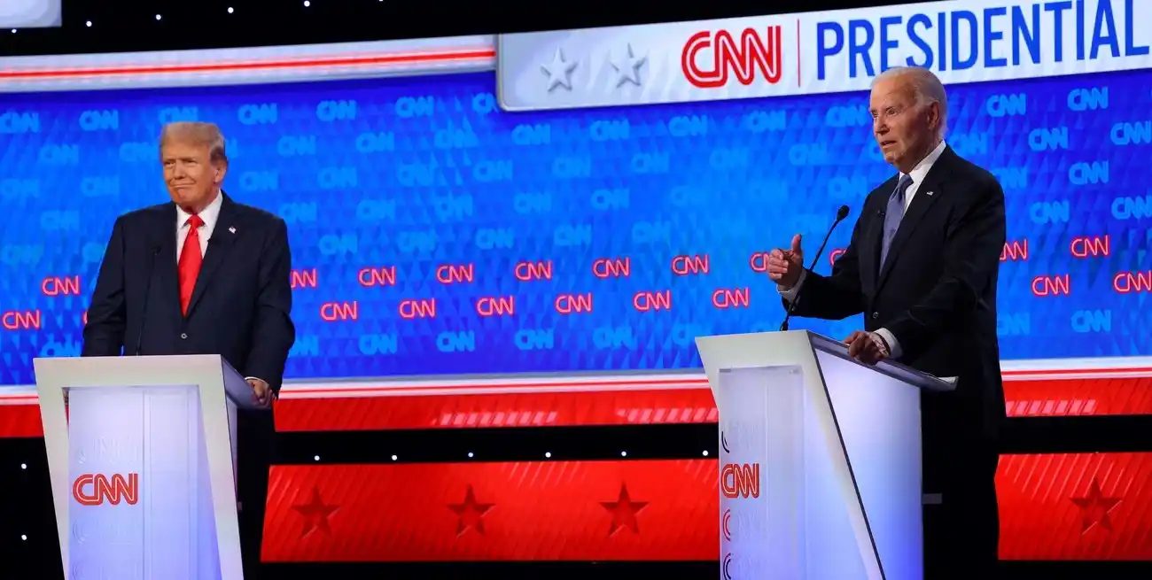 Esta vez no hubo "apretón de manos", como acostumbran los candidatos presidenciales estadounidenses. Reuters