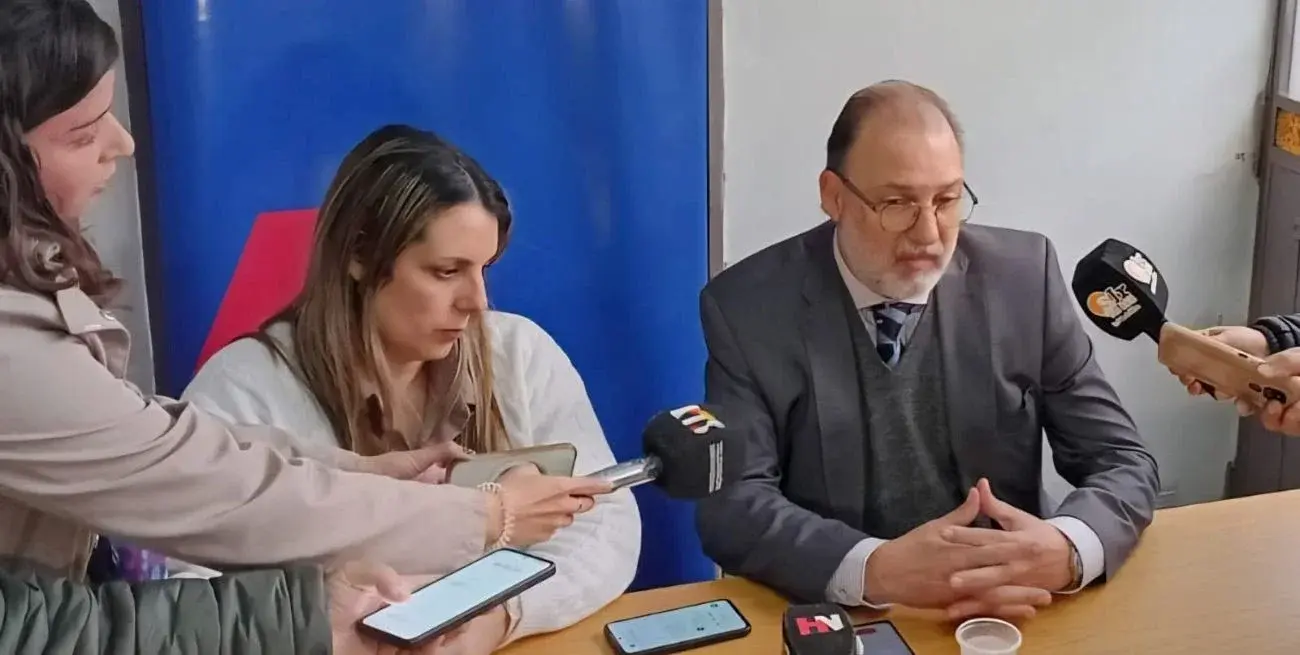 Fiscal regional Jorge Nessier y fiscal de San Justo, Daniela Montegrosso. Foto: Gentileza