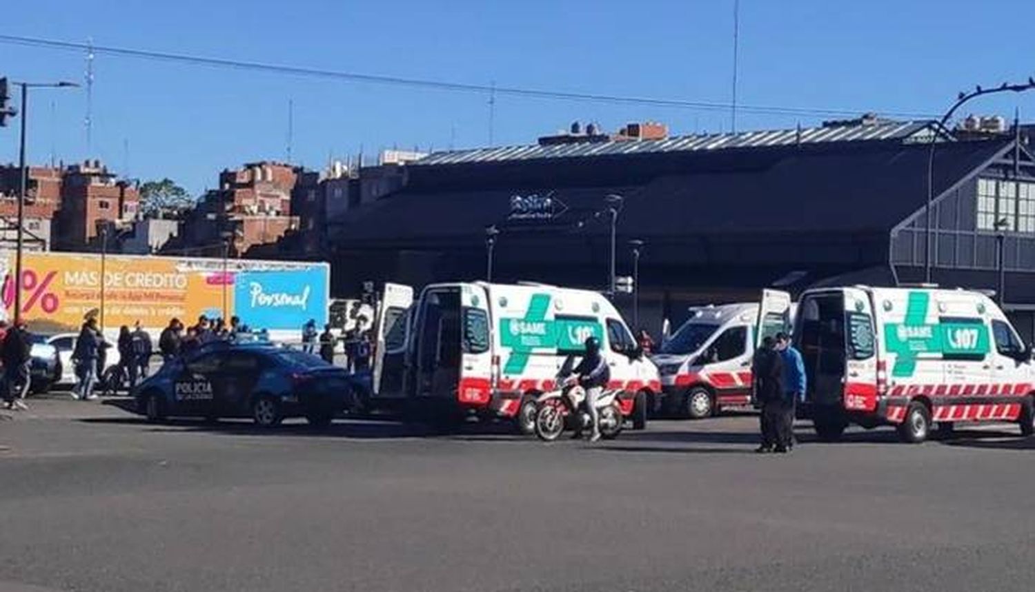 Tiroteo en la estación San Martín de Retiro