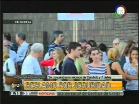 Vecinos de barrio Candioti y 7 Jefes reclamaron seguridad