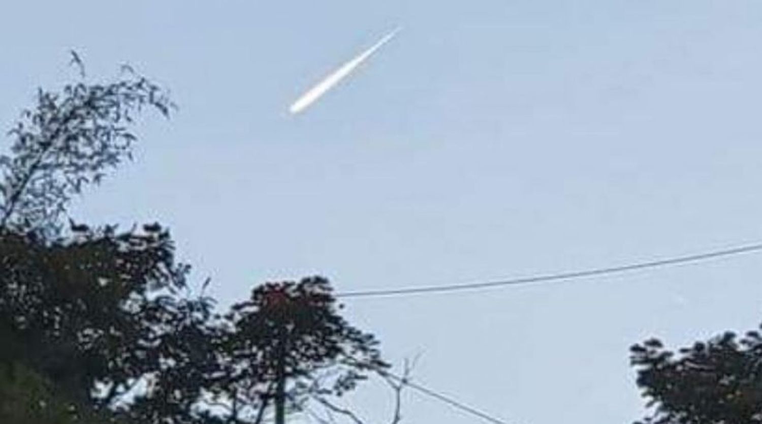 Meteorito que iluminó el cielo se vio desde Gualeguay