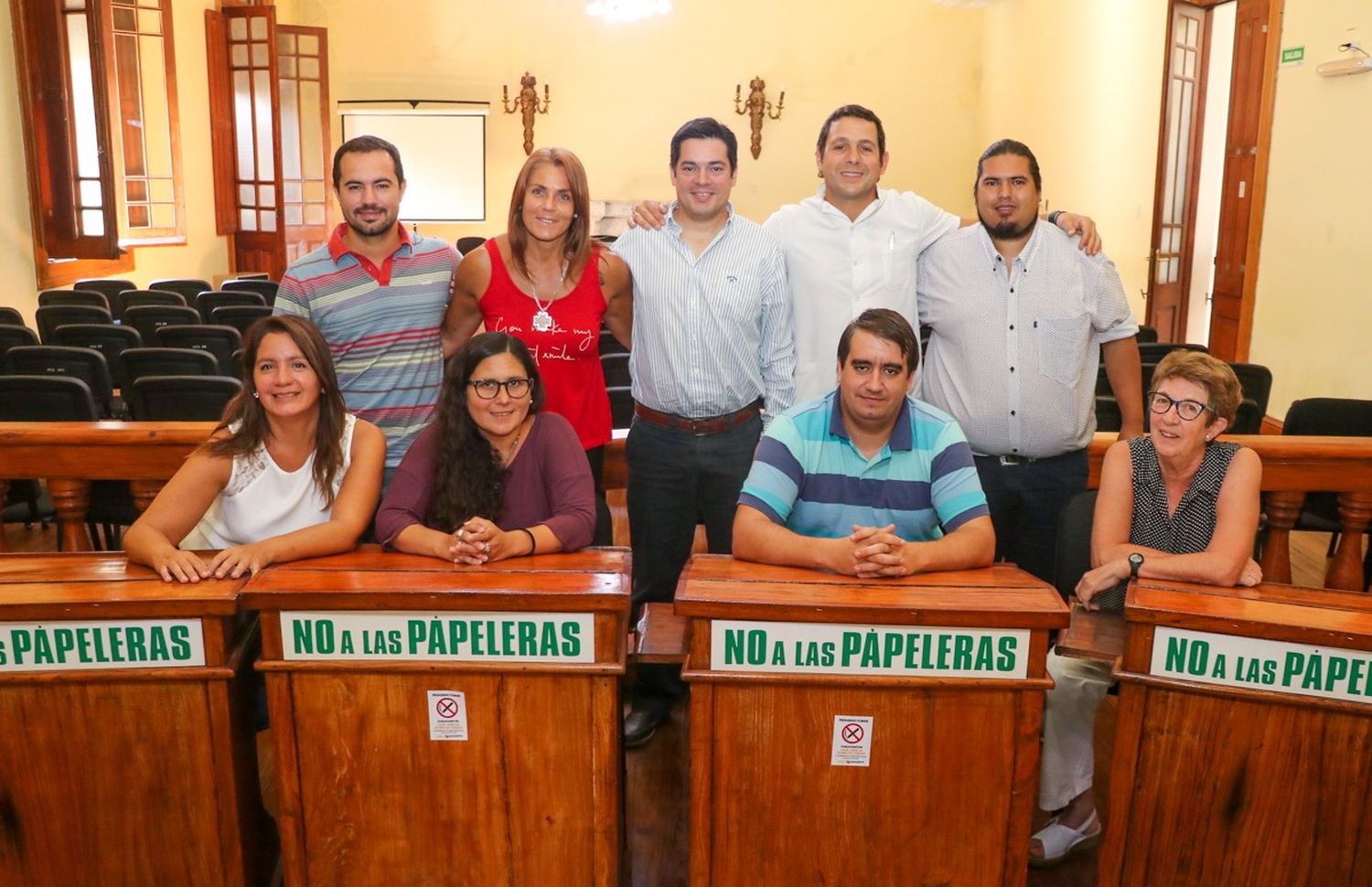 Sin referirse a los reclamos de las trabajadoras, concejales del PJ pidieron "seguir profundizando" el trabajo en las áreas municipales