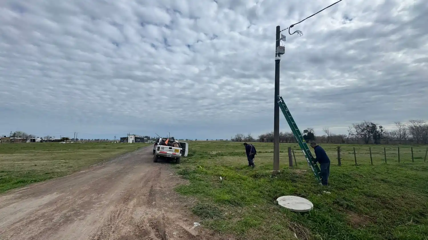 El Municipio de Ramallo instaló 10 nuevas cámaras de videovigilancia en Pérez Millán