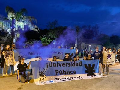 Contra el veto: Venado se pronunció por el financiamiento universitario