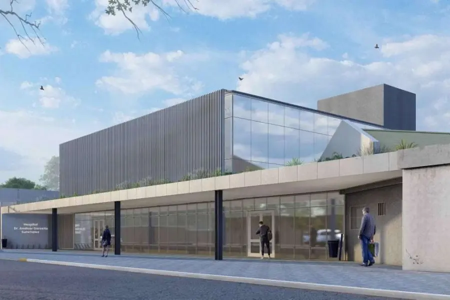 Hospital Amílcar Gorosito: el lunes comienzan a colocar los pilotes del nuevo edificio