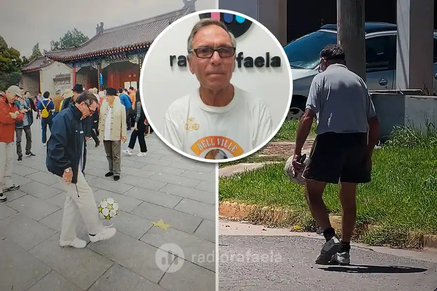 La historia detrás del rafaelino que se volvió viral por “hacer jueguitos con la pelota”