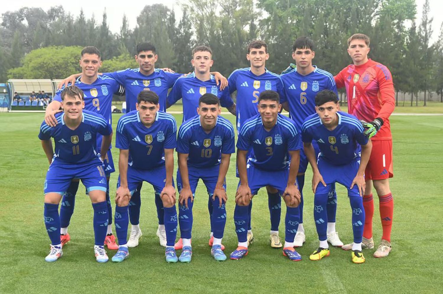 Formación de la selección argentina en los amistosos de octubre, como preparación para el certamen continental.