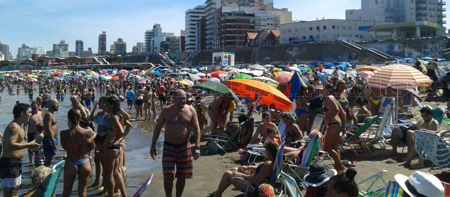 Con ocupación plena, las playas tuvieron el mejor día del año