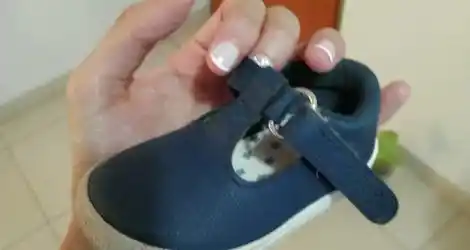 Zapatillita encontrada