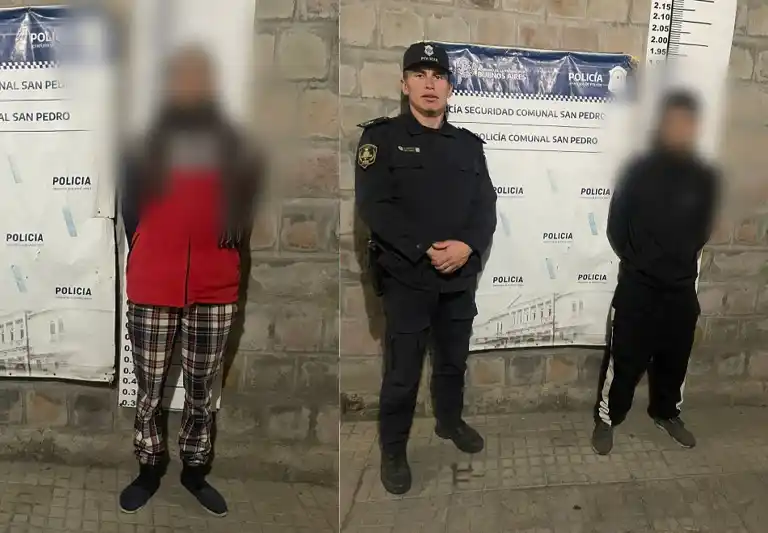 Cuatro sujetos de 17, 16, 21 y 26 años de edad detenidos por intentar robar una moto