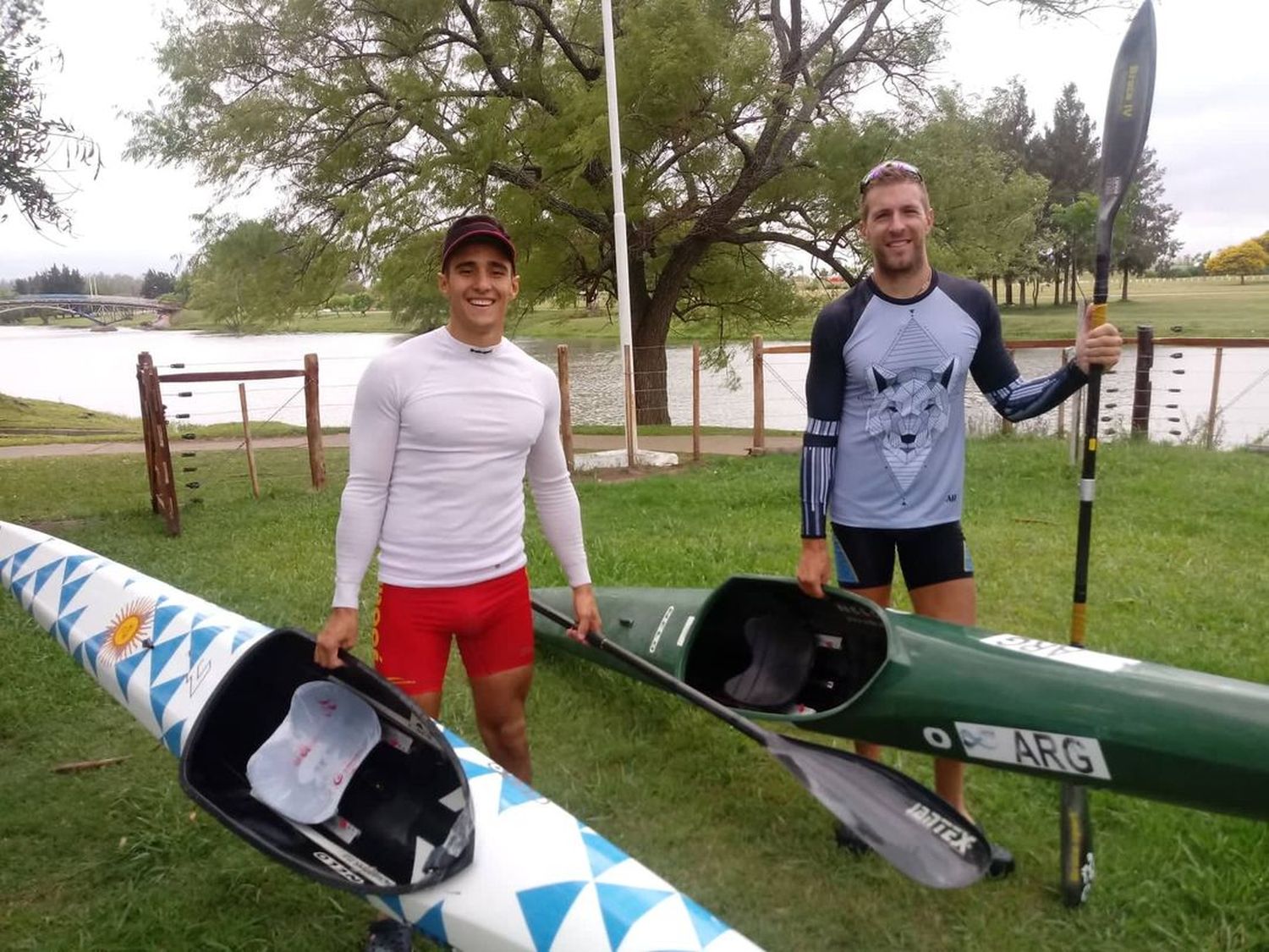 Daniel Dal Bó entrena en el Reservorio de Gualeguay