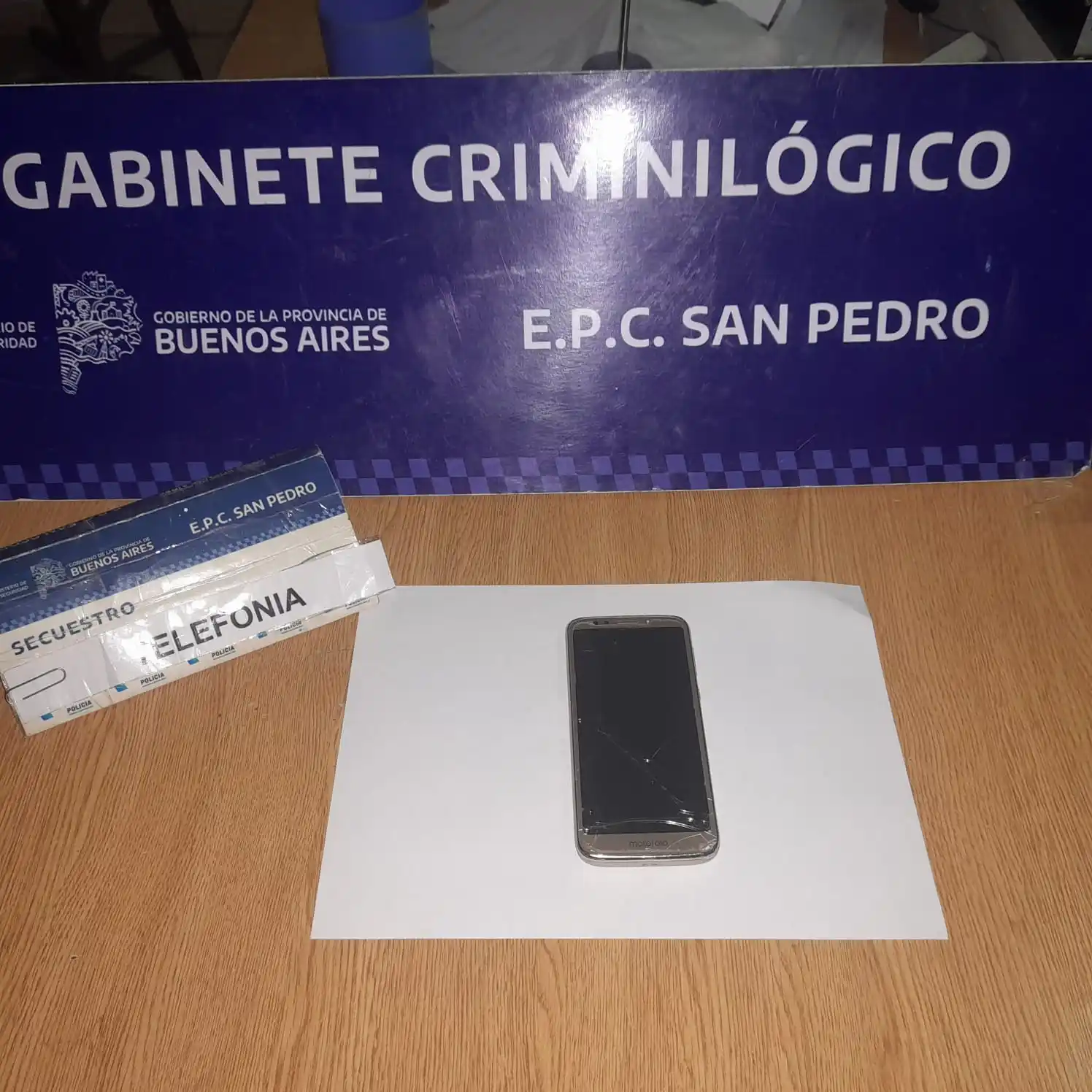 En allanamiento, recuperaron teléfono celular robado dentro del Hospital
