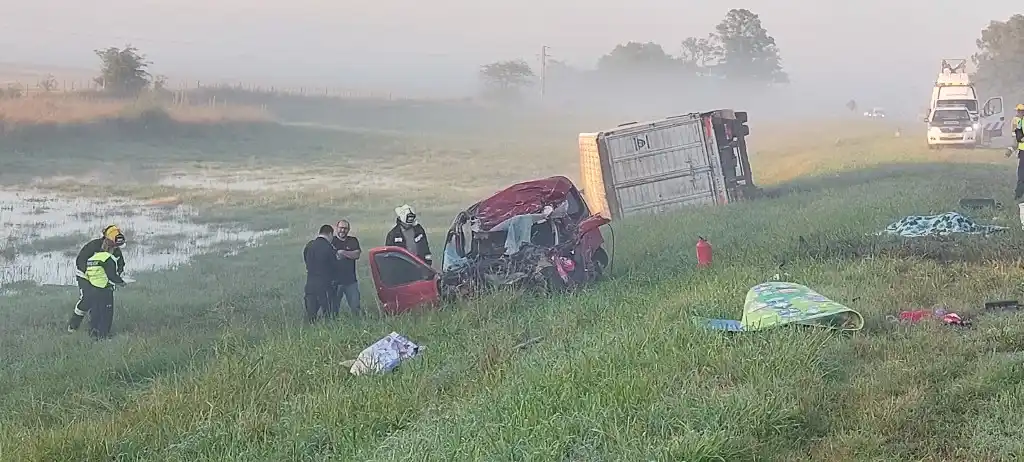 Tragedia en ruta 205, altura Roque Pérez: Murieron tres integrantes de una familia