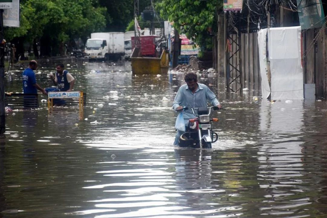 Inundación en Lahore, Pakistán