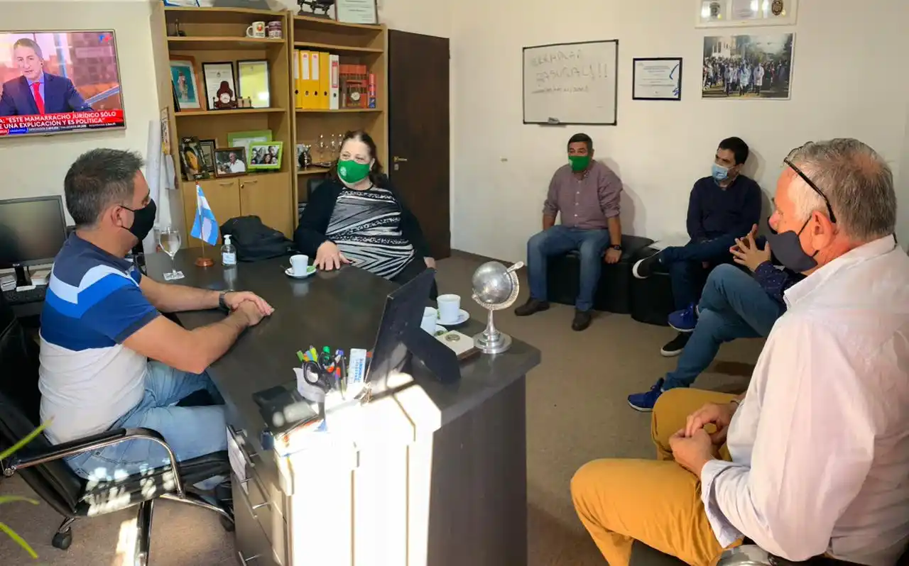 Davico recibió a los representantes de ATE Gualeguaychú