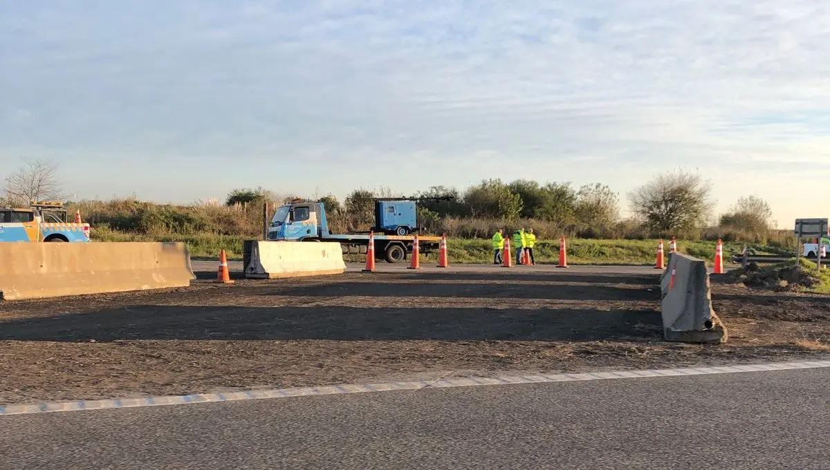 Los trabajos sobre el río Areco continuarán.  Mientras tanto se podrá circular con precaución hacia Buenos Aires.