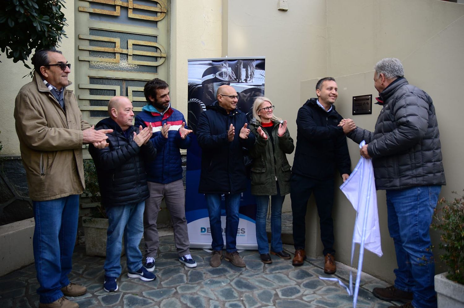 Un pasaje de la inauguración.