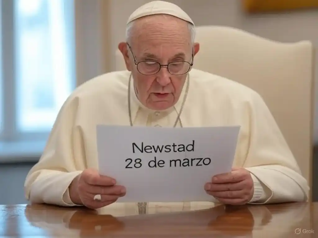 Santoral. Francisco, leyendo el Santoral del 28 de marzo.