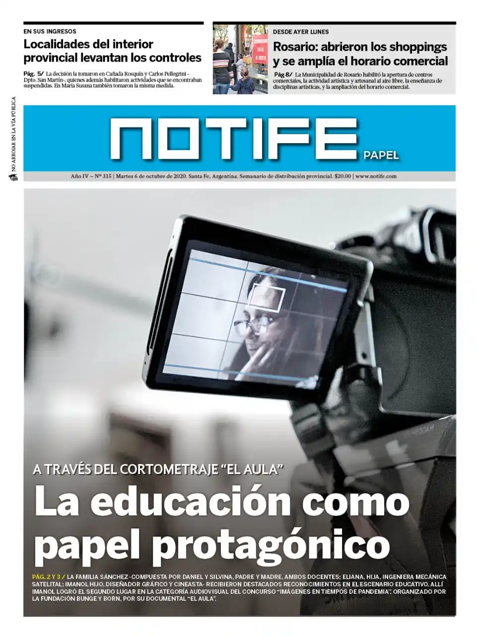 Semanario Notife: Edición N° 318