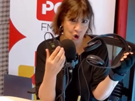 "La Negra" Vernaci y su enojo por las fallas técnicas en la radio