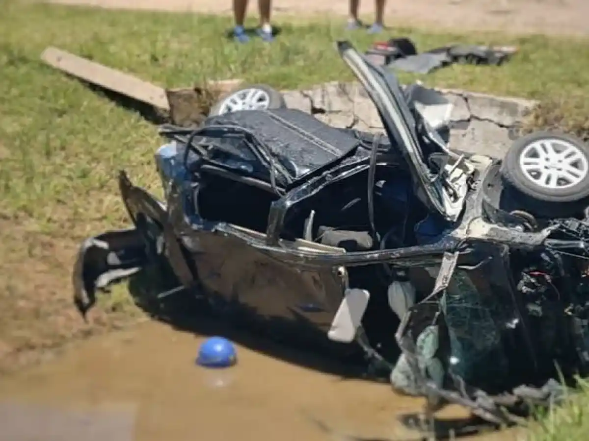 Las Petacas: cuatro heridos graves en un impactante accidente